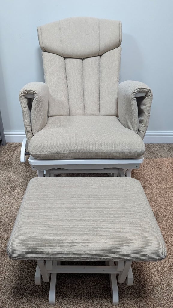 image for Nursing Chair Nursery chair with footstool 