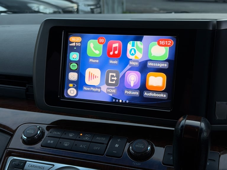 2008 Nissan Elgrand E51 HIGHWAY STAR 360 Camera 3.5 Petrol 8 Seater Full Leather Apple CarPlay  M...