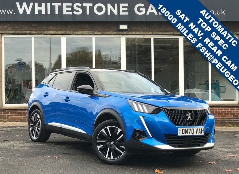 2020 70 PEUGEOT 2008 1.2 PURETECH GT LINE SUV 5DR PETROL EAT EURO 6 (S/S) (130 P