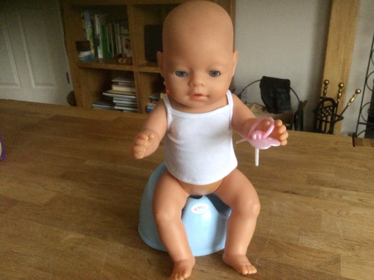 Zapf Creation Baby Doll With Potty.