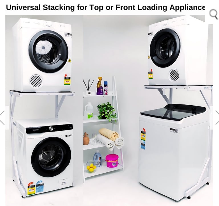 Dryerstand - Top Loading Universal Washing Machine and Dryer Stacking Kit