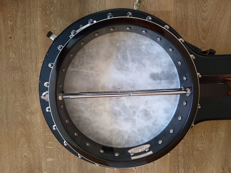 Left-hand Gold Tone White Ladye Banjo