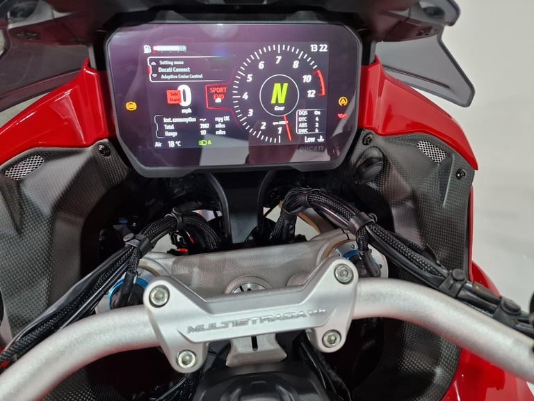 2022 Ducati Multistrada V4 Pikes Peak, Evotech Extras, Full Titanium Termignoni