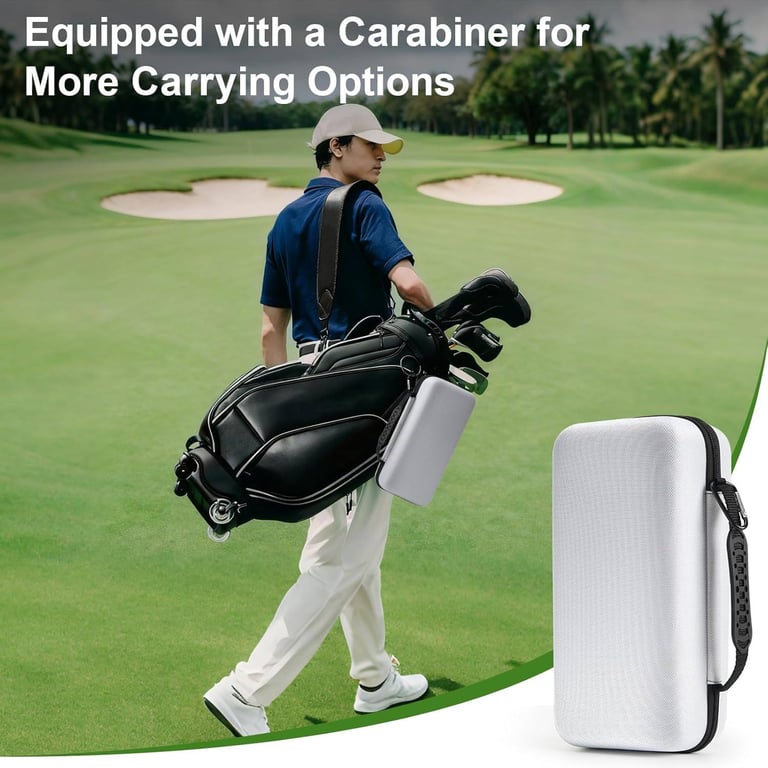 image for Golf Storage Box Organizer Carabiner for 21 Balls Glove Tees Markers NEW