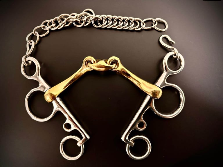 Mouth Pelham Double Jointed Lozenge German Silver - 4.5", 5", 5.5" and 6"