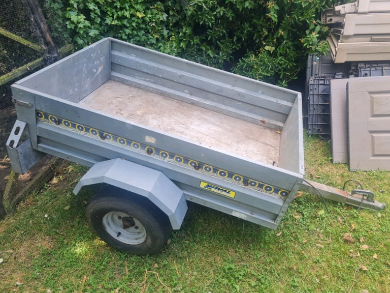 5x3 Galvanised Camping Tipping Trailer 
