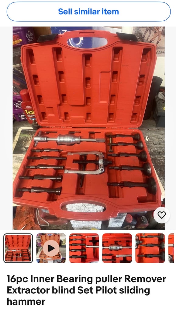 Garage mechanic tools mixture 