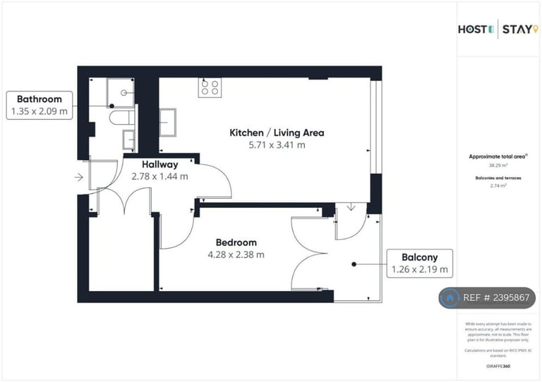1 bedroom flat in Oldfield Road, Manchester, M5 (1 bed) (#2395867)