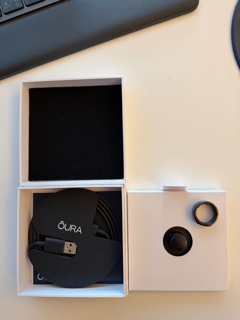 image for Oura Ring 3 Heritage Black size 9