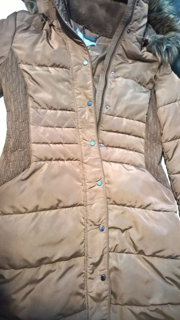 image for Hobbs Ladies Parka long coat size 12,