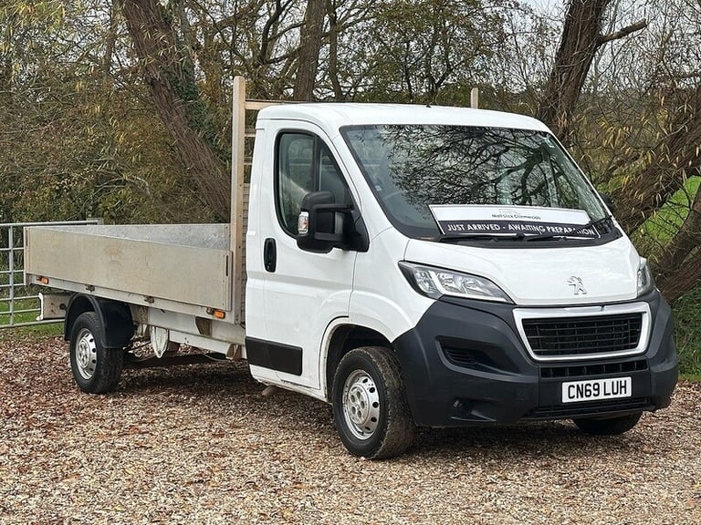  Peugeot Boxer L3 12ft Alloy Dropside BlueHDi 335 Chassis Cab Diesel Manual