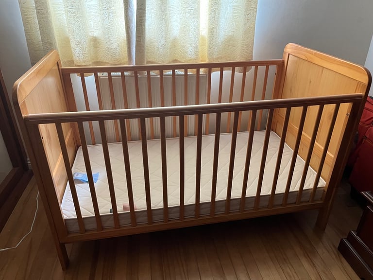 image for Cot Bed & Little Green Sheep cot mattress 