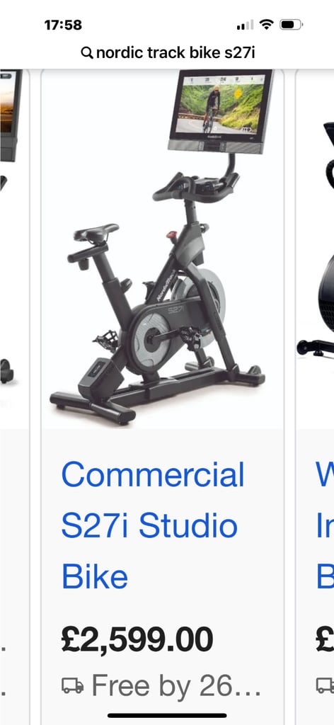 image for Nordictrack S27i spin bike