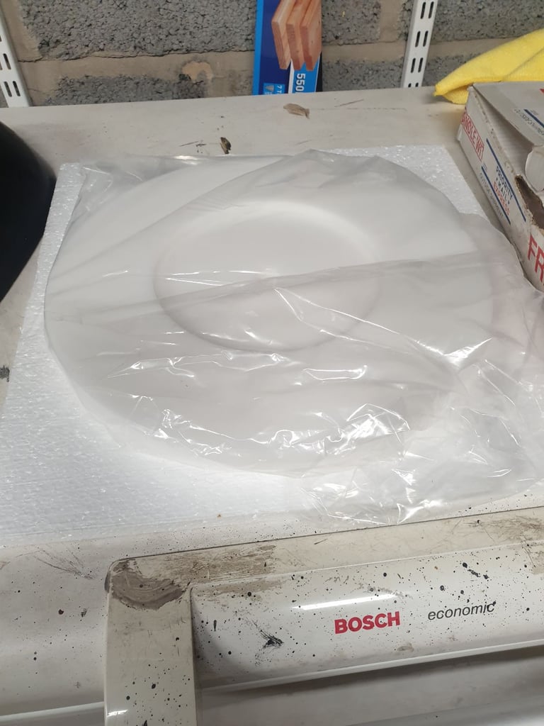 Rega white acrylic platter upgrade