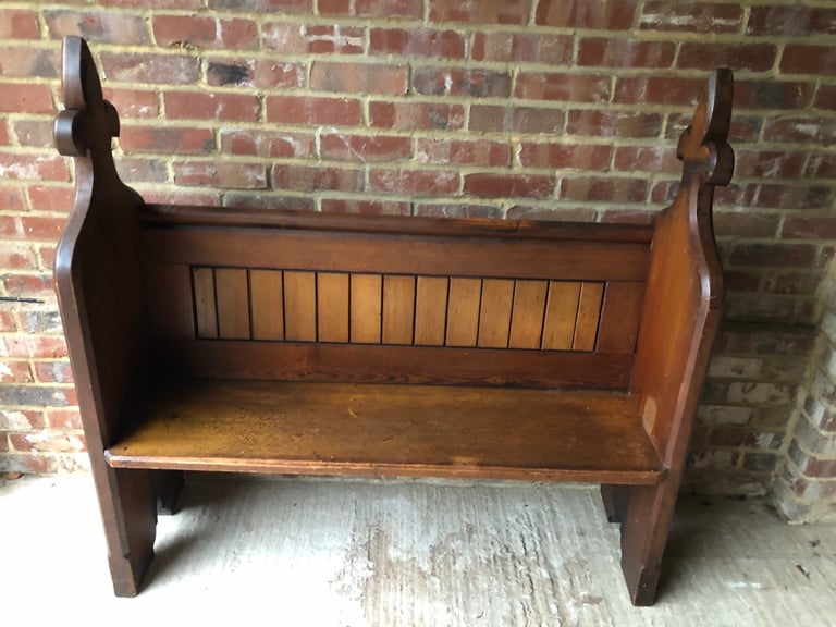 image for ANTIQUE CHURCH PEW. Delivery possible. 