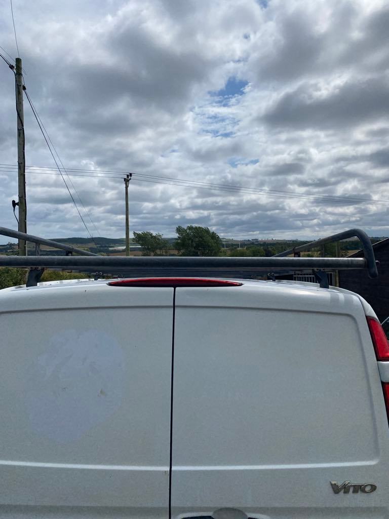 Mercedes vito 2014 rhino roof rack 150kg