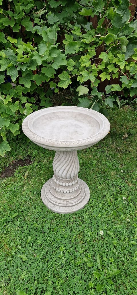 Twist Bird Bath stone statue,garden ornament