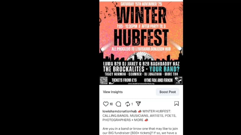 WINTER HUBFEST SE13