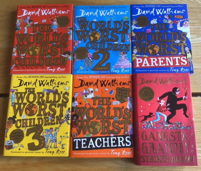 image for 6 x David Walliams Hardback Books all New unread
