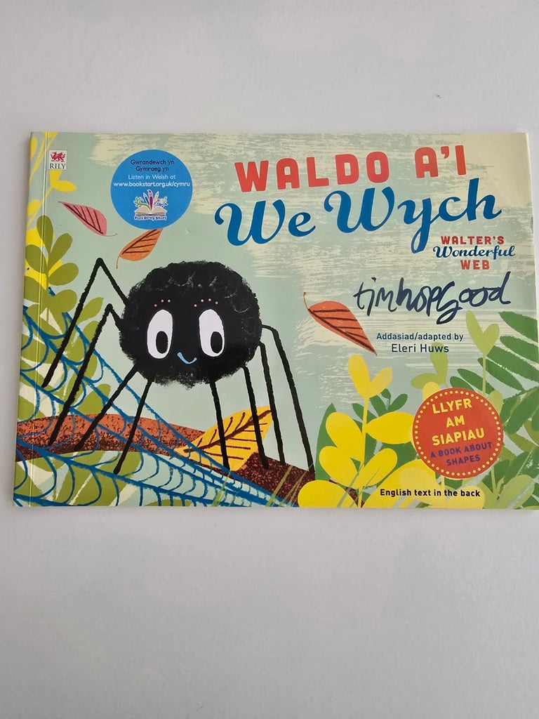 Waldo a’i We Wych / Walter’s Wonderful Web – Welsh Bilingual Children’s Book