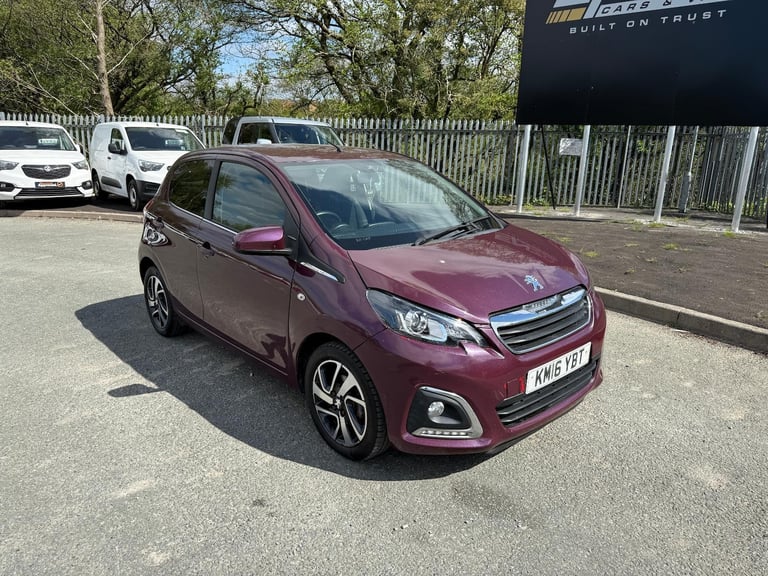 2016 16 REG PEUGEOT 108 ALLURE PURETECH 1.2 PETROL HATCHBACK EURO 6 ULEZ