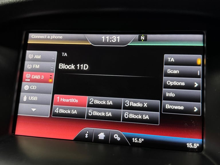 2015 Ford Focus 1.6 Titanium Powershift Euro 6 5dr ESTATE Petrol Automatic