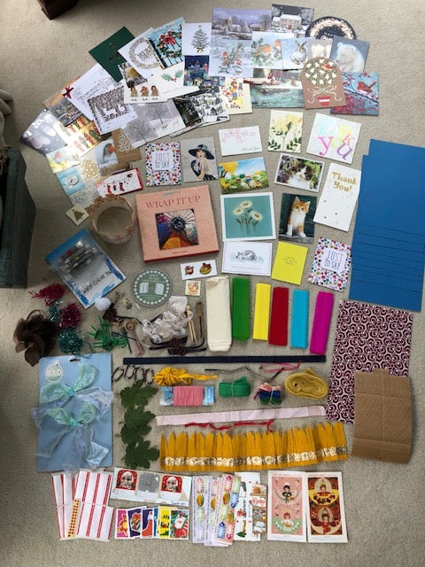 image for craft batches at £10 each. Each one is different. Ribbons/flowers/cone
