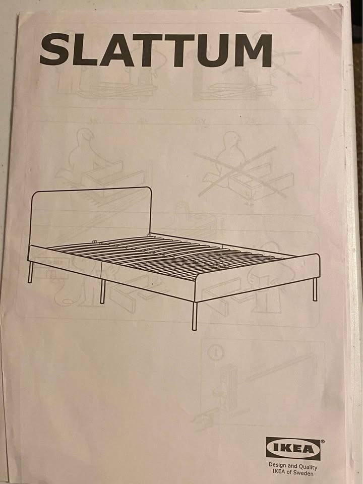 IKEA Double Mattress And Bed Frame