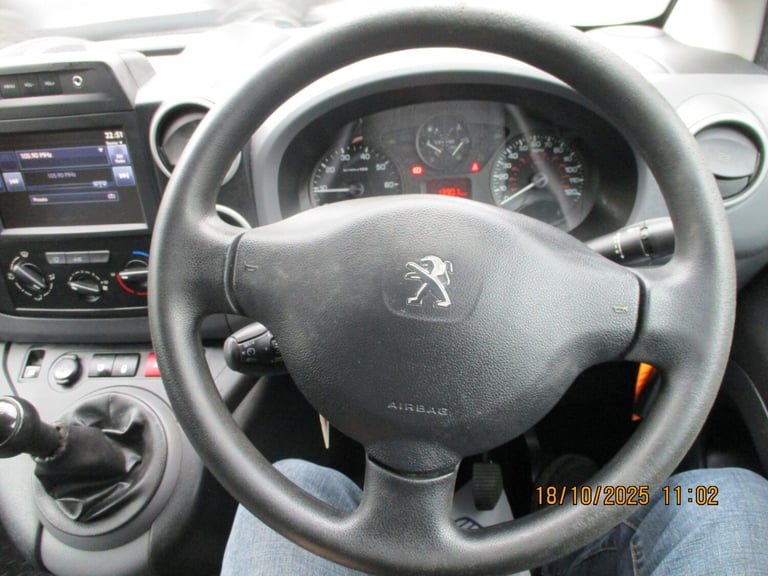 2016 Peugeot Partner 850 1.6 HDi 92 Professional Van PANEL VAN Diesel Manual