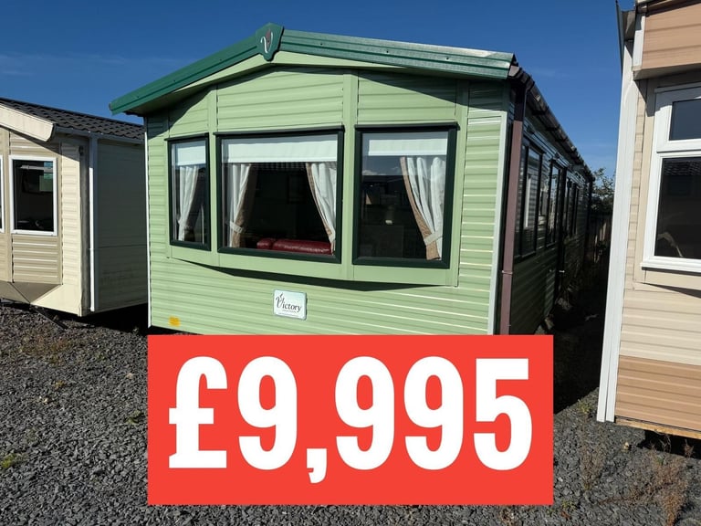 OFF SITE static caravan double glazed & central heated 2 bed Victory Vision