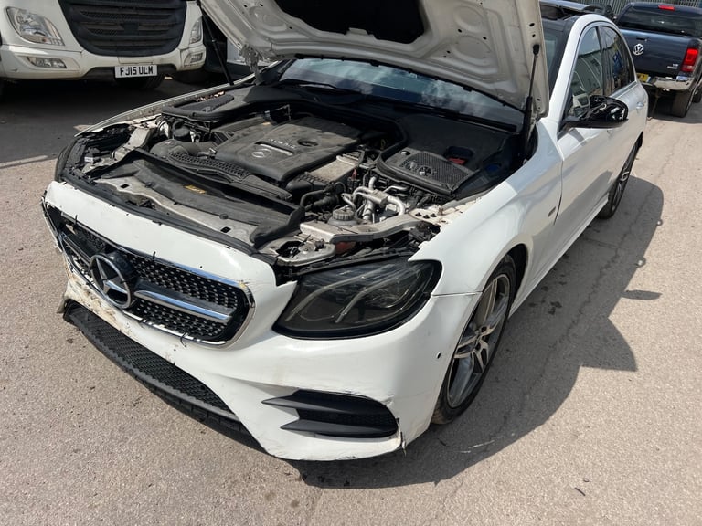 2018 MERCEDES BENZ E CLASS E350 AMG LINE PREMIUM HYBRID ELECTRIC DAMAGED SALVAGE