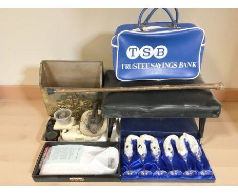 image for A RARE VINTAGE TSB BANK BAG - BANK MEMORABILIA