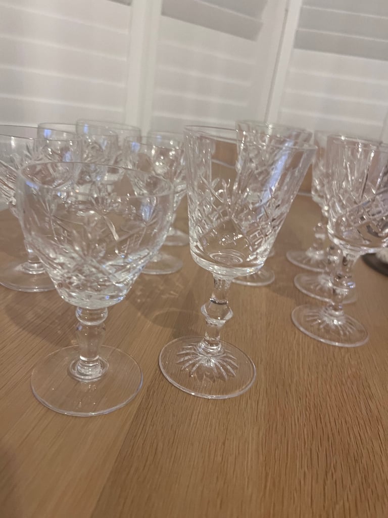  Royal Brierley Wine Glasses