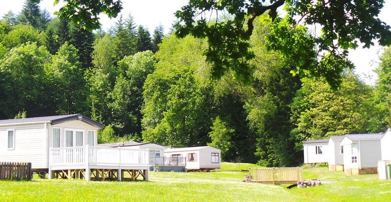 STATIC CARAVAN FOR SALE IN SCOTLAND MOFFAT NEAR GLASGOW DUMFRIES AYRSHIRE EDINBURGH CARLISLE