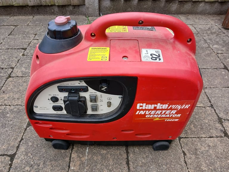 image for Clarke Inverter 1000W 4 sroke generator