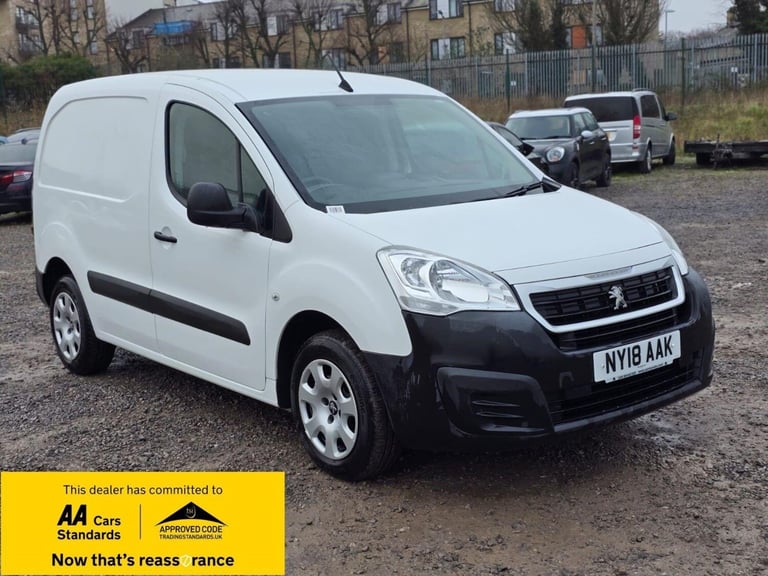 2018 Peugeot Partner 1.6 BlueHDi 854 Professional L1 5dr PANEL VAN Diesel Manual