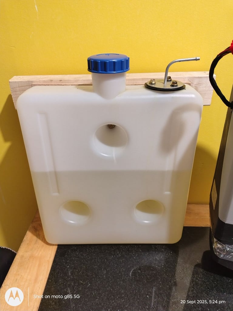 Diesel heater and toilet 