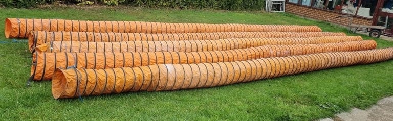 image for Flexible PVC Ducting.   10 m long x 300mm diameter  £45 each 