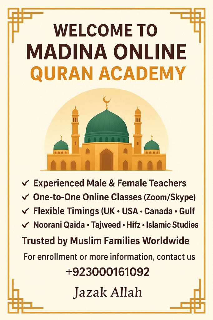 Online Quran Classes – Kids & Adults (Free Trial Available)