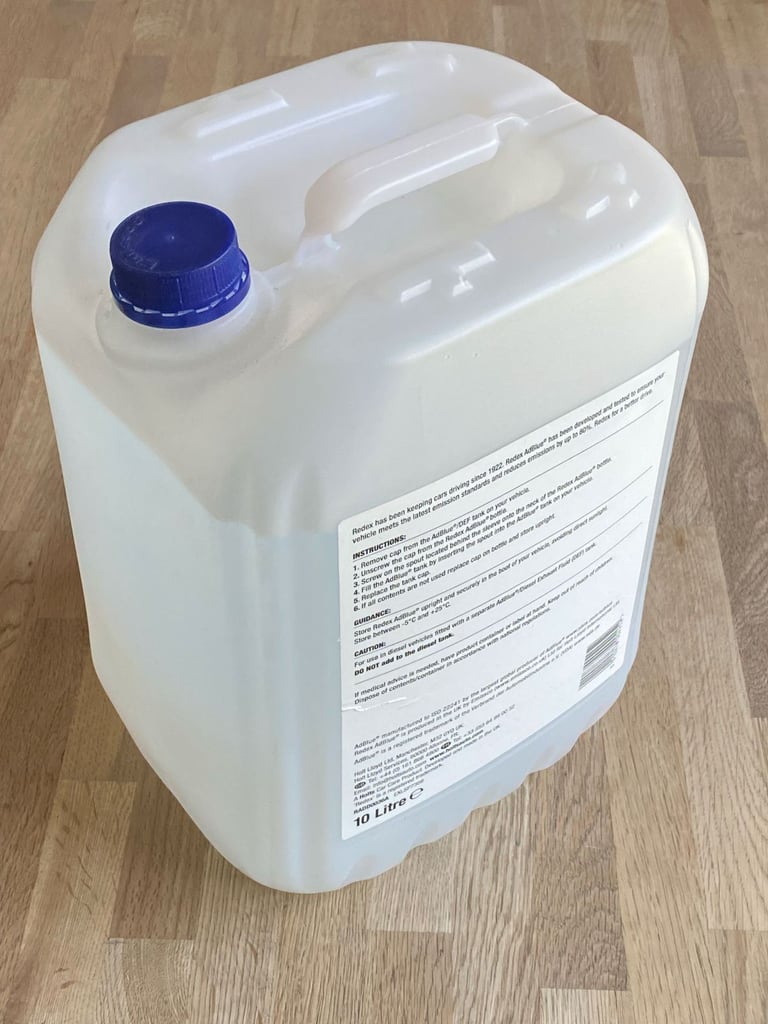 10 litres of Redex AdBlue diesel additive - sealed and unopened