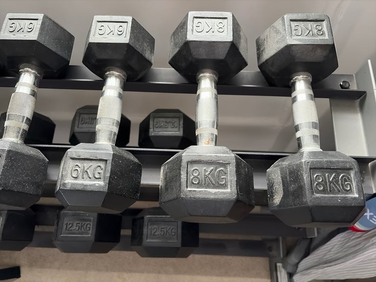 Weight rack and weights 