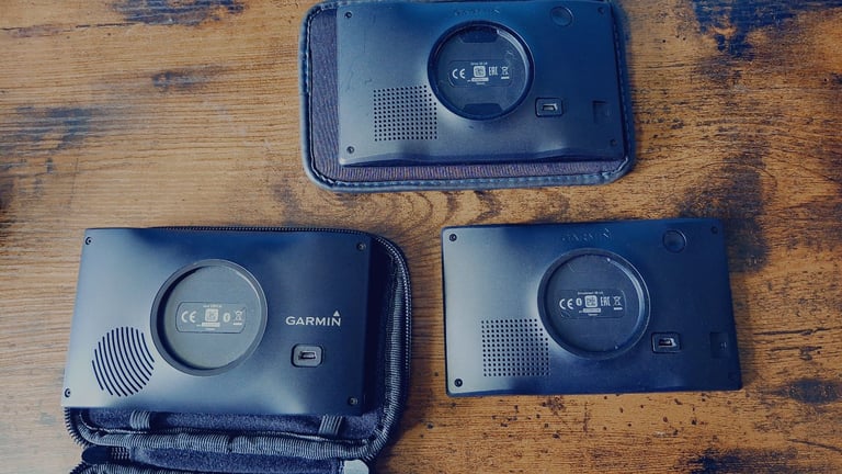 image for 3 Garmin Sat Navs