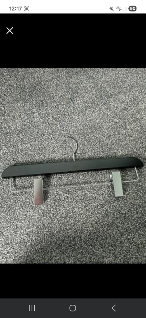 Trouser hangers/ skirt hangers 