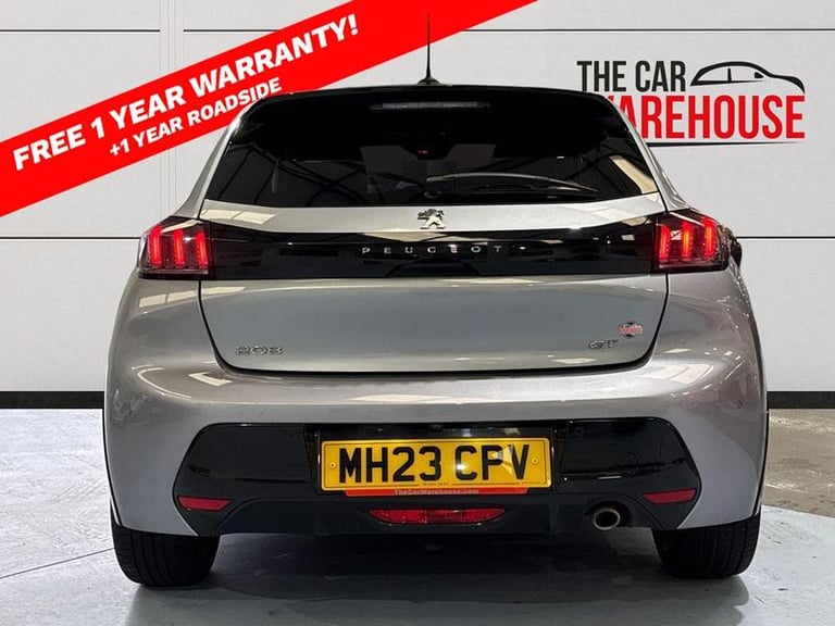 2023 Peugeot 208 1.2 PureTech 100 GT 5dr Manual Hatchback Petrol Manual