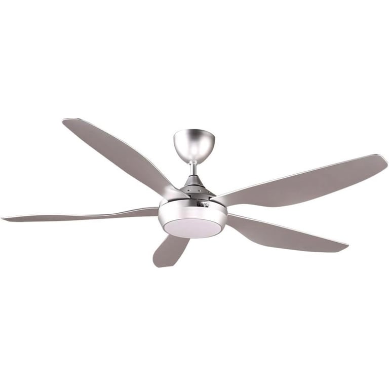 Absolute Bargain! 137cm Reiga Smart Ceiling Fan - Works with Alexa -  Dimmable LED Lighting - Silver