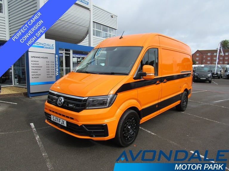 2021 Volkswagen Crafter TDI CR35 Trendline 140 BHP MWB BUSINESS PACK EURO 6 ORANGE IDEAL CAMPER V...