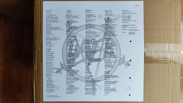Slayer - South Of Heaven / Reign In Blood Vinyl / Record / LP - Excellent Condition