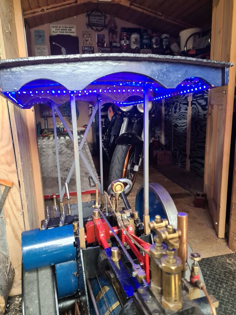 For sale live steam traction engine 