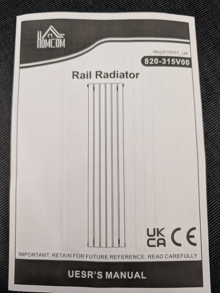 HOMCOM Panel Radiator 820-315V00 - white
