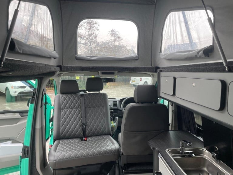 Volkswagen Transporter T28 Camperking 4 berth 5 belt Rock & Roll bed camperv